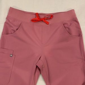 Figs Kade Scrub Pants Chalk Pink